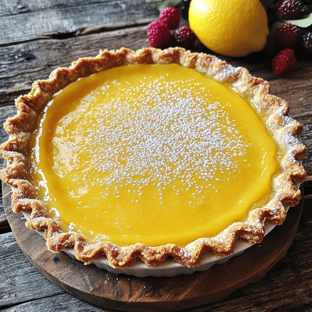 To make a great lemon chess pie, you need simple, fresh ingredients. The main ingredients for lemon chess pie are sugar, cornmeal, flour, salt, eggs, lemon juice, lemon zest, butter, and vanilla extract. You also need a pie crust. This classic pie uses these ingredients to create a sweet and tangy flavor.