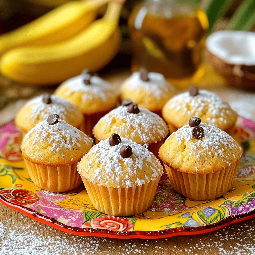 Mini banana muffins are small, soft, and moist treats made from ripe bananas. They are easy to grab and eat. These tiny muffins pack a big flavor punch. They are perfect for kids and adults alike. You can enjoy them as a snack or breakfast.