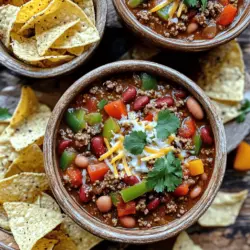 To make the best Instant Pot chili, you need fresh, quality ingredients. The core of any great chili starts with meat, beans, and spices.