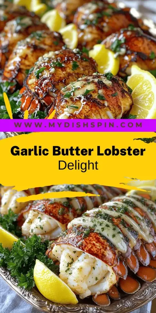 Impress your family and friends with a delightful Garlic Butter Lobster Tail recipe that's both simple and quick! Learn how to select and prepare fresh lobster tails, create a mouthwatering garlic butter sauce, and master various cooking methods like broiling and grilling. This gourmet dish is perfect for any occasion. Click through for full instructions and elevate your next meal with this easy yet impressive recipe!