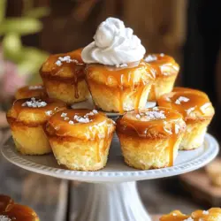 To make easy caramel flan muffins, you need simple ingredients. Here’s a list of the key ingredients for caramel flan muffins: