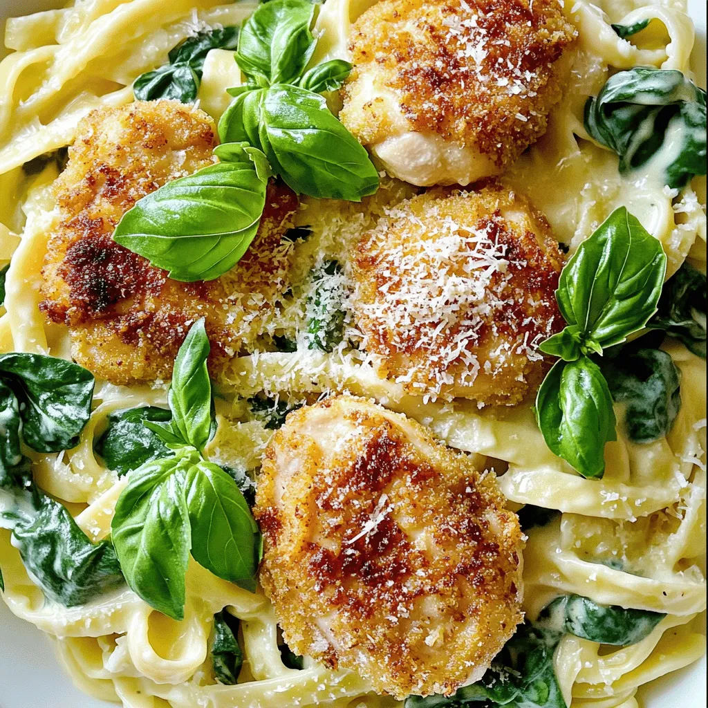 Crispy chicken with creamy pasta is a great dish. It combines tasty chicken with rich sauce. Let’s dive into the main ingredients for this meal.
