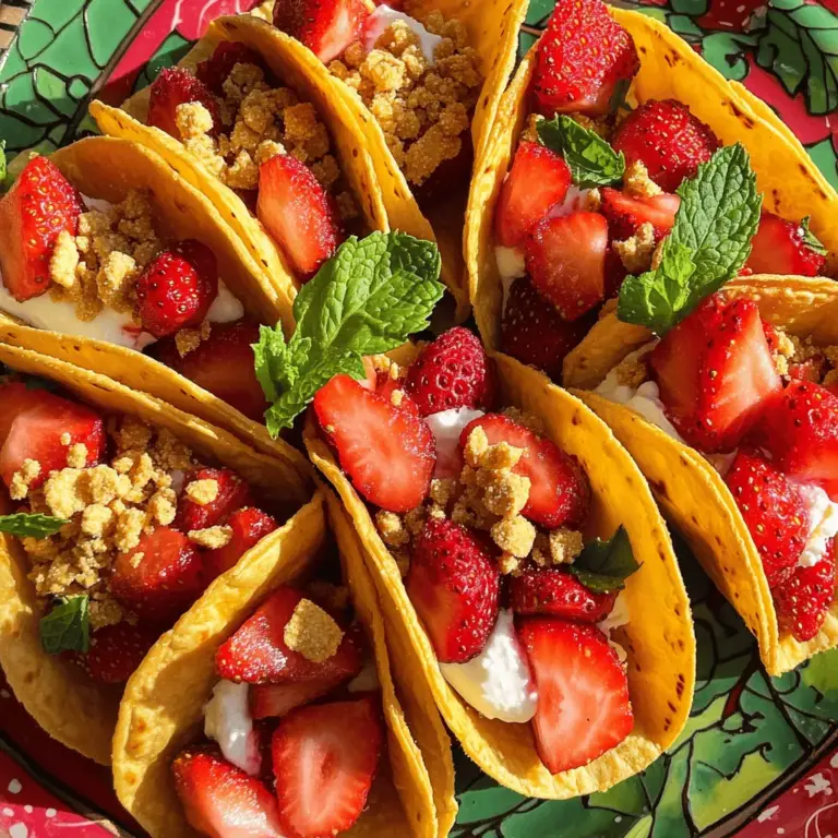 To make Strawberry Crunch Mini Tacos, you need a few key ingredients. Here’s what you will need: