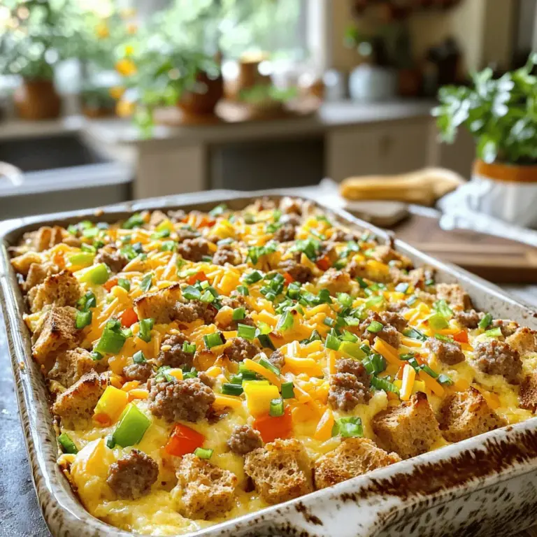 To make a great overnight breakfast casserole, you need a few main items:
