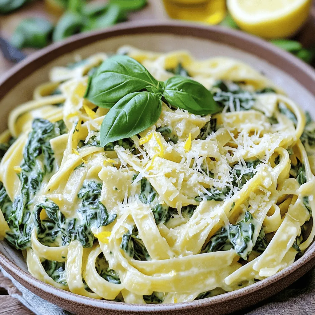 - 12 oz (340g) pasta of choice (fettuccine, penne, or spaghetti) - 4 cups fresh spinach, chopped - 1 cup heavy cream - 1 cup grated Parmesan cheese