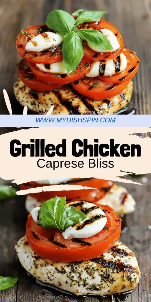 Craving a delicious and easy-to-make meal? Discover how to create a flavorful Grilled Chicken Caprese that will wow your taste buds! This recipe features juicy grilled chicken paired with fresh tomatoes, creamy mozzarella, and aromatic basil, all drizzled with balsamic glaze for extra flavor. Perfect for any occasion, this dish is sure to impress. Click through to explore the full recipe and elevate your cooking tonight!