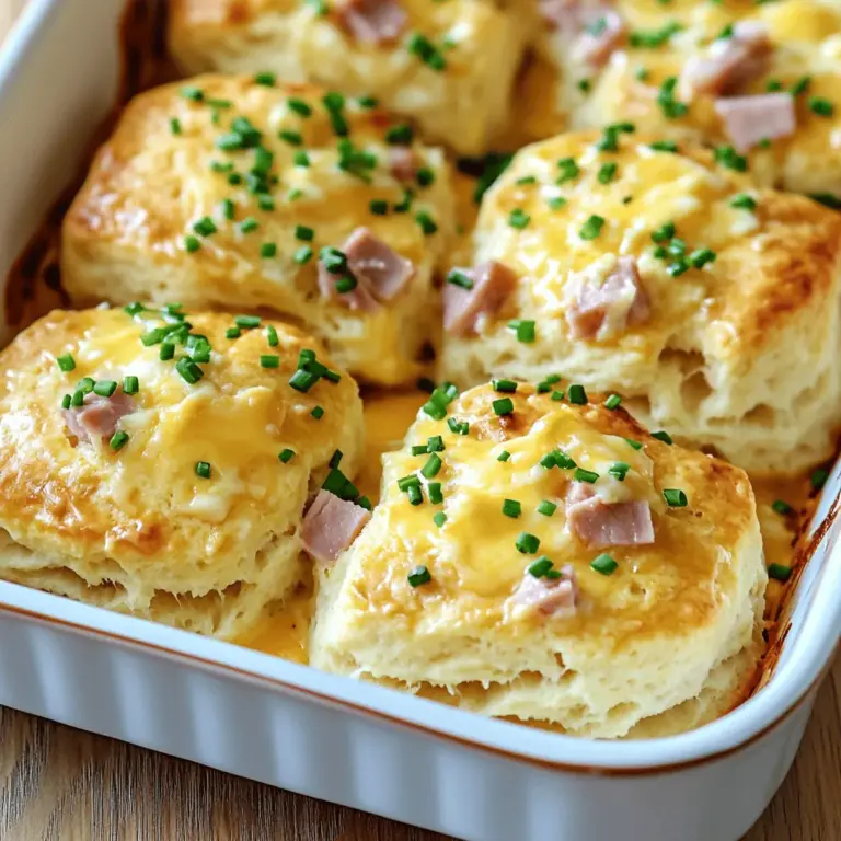 To make ham and cheese butter swim biscuits, you'll need simple, fresh ingredients. Each one adds a unique taste and texture. Here’s what you’ll need: