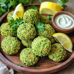 To make tasty air fryer falafel, gather these ingredients: - 1 can (15 oz) chickpeas, drained and rinsed - 1 small onion, finely chopped - 2 cloves garlic, minced - 1/4 cup fresh parsley, chopped - 1/4 cup fresh cilantro, chopped - 1 tablespoon ground cumin - 1 tablespoon ground coriander - 1 teaspoon baking powder - 2 tablespoons all-purpose flour (or chickpea flour for gluten-free) - Salt and pepper to taste - Olive oil spray You can mix up the ingredients for variety. Here are some ideas: - Use dried chickpeas instead of canned. Just soak and cook them first. - Swap onion for shallots or green onions. This adds a different taste. - If you don’t have fresh herbs, use dried ones. Use about a third of the amount. - Substitute flour with gluten-free options like oat flour or almond flour. - Add spices like paprika or cayenne for heat. Each serving of falafel gives you a healthy choice: - Calories: 160 - Protein: 6g - Carbs: 22g - Fat: 5g - Fiber: 6g This falafel is both nutritious and filling. Enjoy making it! Start by gathering your ingredients. You need one can of chickpeas, a small onion, garlic, parsley, cilantro, cumin, coriander, baking powder, flour, salt, and pepper. 1. In a food processor, add the drained chickpeas, chopped onion, and minced garlic. 2. Toss in the parsley, cilantro, cumin, coriander, baking powder, flour, salt, and pepper. 3. Pulse the mixture. You want it mixed well but still chunky. Scrape the sides if needed. This step is key. The texture gives falafel its charm. If you blend too much, they won’t hold their shape. Once your mixture is ready, transfer it to a bowl. Now, let’s shape the falafel. 1. It's best to chill the mixture for at least 30 minutes. This helps them firm up. 2. After chilling, take a tablespoon of the mixture. Roll it into a ball or press it into a small patty. Keep the size uniform for even cooking. Now, we get to the fun part—cooking! 1. Preheat your air fryer to 375°F (190°C). 2. Lightly spray the air fryer basket with olive oil. This helps prevent sticking. 3. Place the falafel in the basket in a single layer. Don’t overcrowd them. 4. Spray the tops with a little olive oil for extra crunch. 5. Air fry for 10-12 minutes. Flip them halfway for even browning. You want them golden brown and crispy on both sides. Once done, take them out and serve warm. Enjoy! To make your falafel crispy, start with the right amount of flour. The flour helps bind the mixture and gives it structure. Use just enough so that the falafel holds its shape. Use both olive oil spray on the falafel and in the air fryer basket. This adds a nice golden color and crunch. Most importantly, do not overcrowd the basket. Give each falafel space to cook evenly. One common mistake is not chilling the falafel mixture. Chilling lets the flavors blend and helps them hold their shape. Another mistake is over-processing the mixture. You want a bit of texture, so pulse just until combined. Lastly, avoid skipping the oil spray. This is key for crispiness, so use it generously. Serve your crispy falafel with tahini sauce or a yogurt dip. These add great flavor. You can also add fresh parsley and lemon wedges for a bright touch. Try serving them in a wrap with veggies or as part of a salad. The options are endless, and each adds a unique twist to your meal. {{image_2}} If you want a gluten-free falafel, use chickpea flour instead of all-purpose flour. This change keeps the texture great while making it safe for those with gluten issues. You can also skip the flour completely. Just ensure the other ingredients are gluten-free. You can change the flavor of your falafel by mixing in different spices and herbs. Here are some ideas: - Add paprika for a smoky taste. - Try adding a pinch of cayenne for heat. - Use fresh mint along with parsley and cilantro for a fresh kick. - Experiment with garlic powder or onion powder for more flavor. Falafel is so versatile! Here are some fun ways to serve it: - Wrap falafel in pita bread with fresh veggies and tahini sauce. - Toss falafel on a salad with greens, tomatoes, and cucumbers. - Serve them as a snack with yogurt dip or hummus. - Make a falafel bowl with rice, veggies, and your favorite dressing. These variations make your air fryer falafel fun and fresh every time you cook! To keep your leftover falafel fresh, place them in an airtight container. Make sure the container is clean and dry. Store it in the fridge for up to three days. This helps maintain the falafel's flavor and texture. If you notice any sogginess, try placing a paper towel in the container. This will absorb extra moisture. When you're ready to enjoy your falafel again, reheating is simple. Preheat your air fryer to 350°F (175°C). Place the falafel in the basket without overlapping. Heat them for about 5 to 7 minutes. This keeps them crispy and warm. You can also use a skillet on medium heat if you prefer. Just fry for about 3 minutes on each side. For longer storage, freezing falafel is a great option. First, let them cool completely. Then, arrange them in a single layer on a baking sheet. Freeze for about 1 to 2 hours until solid. After that, transfer the falafel to a freezer bag. Remove as much air as possible before sealing. They can last in the freezer for up to three months. When you're ready to eat, no need to thaw. Just cook them straight from the freezer in your air fryer at 375°F (190°C) for about 12 to 15 minutes. Enjoy that crispy goodness! Yes, you can use dried chickpeas. Soak them overnight in water. After soaking, cook them until soft, about 1-2 hours. Then, drain and rinse them well. You will need about 1.5 cups of cooked chickpeas for this falafel recipe. Using dried chickpeas makes the falafel more flavorful and fresh. I like to serve falafel warm with dips. Tahini sauce is a classic choice. You can also pair it with a yogurt-based dip. Add fresh parsley and lemon wedges for a pop of flavor. Serve them in pita bread with fresh veggies for a tasty wrap. A side salad also makes a great addition. Cooking falafel in an air fryer takes about 10-12 minutes. Preheat your air fryer to 375°F (190°C) first. Flip the falafel halfway through for even cooking. Keep an eye on them to get that perfect golden-brown color and crispy texture. Enjoy your crispy treats straight from the air fryer! You now have all the tools to make delicious air fryer falafel. We covered the right ingredients and how to prep them. I shared tips for a crispy finish and common mistakes to steer clear of. You learned about different variations, storage tips, and answers to your questions. Enjoy creating your falafel anyway you like! Experiment with flavors and serve them with your favorite sides. With practice, your falafel will impress everyone. Get ready to enjoy this tasty, healthy dish!