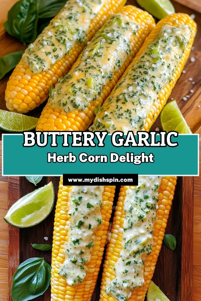 Savor the taste of summer with this delicious Garlic Herb Buttered Corn on the Cob recipe! Perfectly cooked corn is slathered in a mouthwatering garlic herb butter that’s bursting with flavor. Quick to make and bursting with freshness, this dish is an ideal side for any gathering. Ready in just 20 minutes, your family will love this easy recipe! Click to explore the full recipe and elevate your summer meals. #CornOnTheCob #SummerRecipes #GarlicButter #EasyCooking