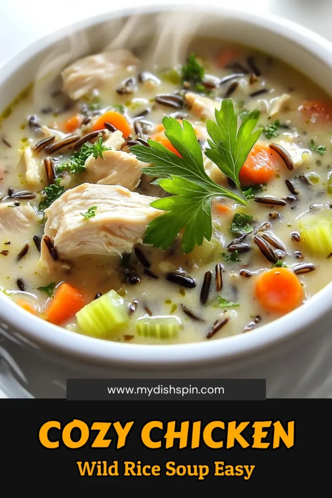 Warm up with a comforting bowl of Cozy Slow Cooker Chicken Wild Rice Soup that’s perfect for any day! This creamy and hearty recipe combines tender chicken, wild rice, and fresh veggies, all cooked to perfection in your slow cooker. Easy to prepare and packed with flavor, this soup will become a family favorite! Click to explore the full recipe and savor a delicious meal! #ChickenSoup #ComfortFood #SlowCookerRecipes #CozyMeals