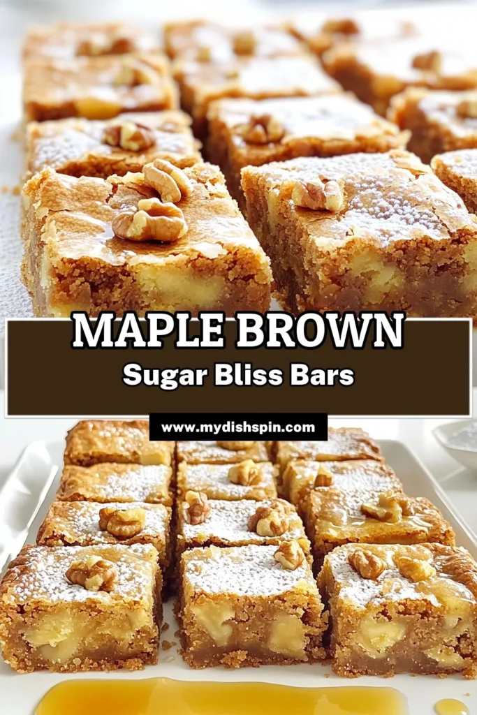 Indulge in the delightful taste of Maple Brown Sugar Blondies with this easy recipe! Perfectly sweet and chewy, these blondies combine melted butter, brown sugar, and rich maple syrup for a treat everyone will love. Whether you're baking for a party or just craving something sweet, these blondies are a must-try. Click to discover the full recipe and impress your family and friends! #MapleBrownSugarBlondies #BakingRecipes #DessertIdeas #SweetTreats