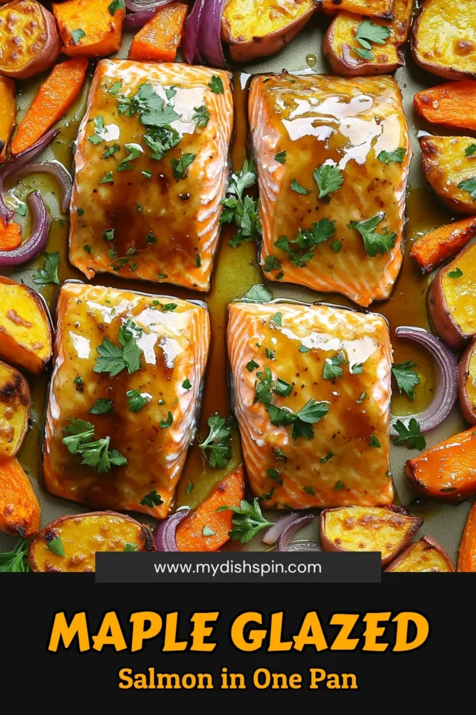 Make dinner easy and delicious with this Sheet-Pan Maple Glazed Salmon & Roots recipe! Enjoy the perfect blend of savory salmon and sweet roasted root vegetables, all beautifully glazed with maple syrup. In just 40 minutes, you can create a healthy meal that’s sure to impress. Ready to elevate your weeknight dinners? Click through to explore this simple, flavorful recipe and bring a taste of fall to your table!