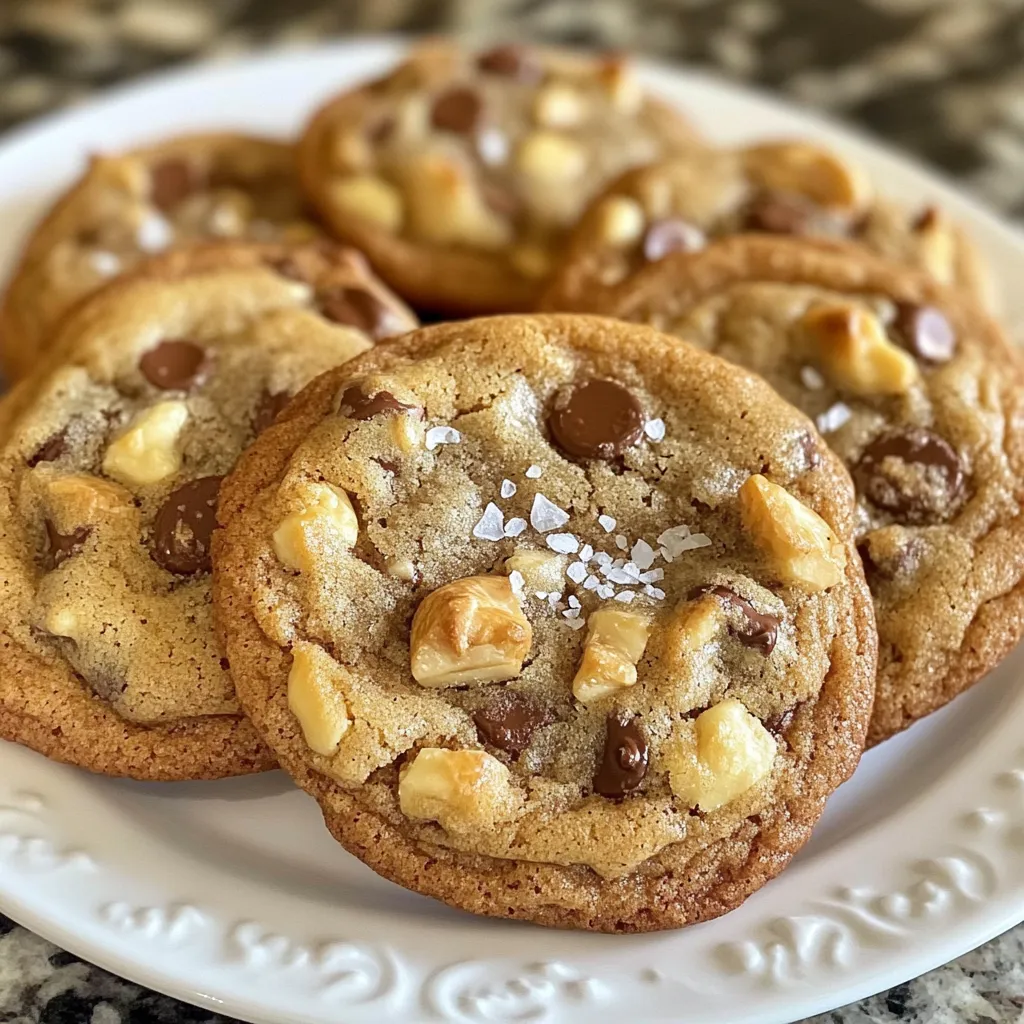 When making thick bakery chocolate chip cookies, the right ingredients make all the difference. Here’s what you need for 24 delicious cookies: - 2 ¼ cups all-purpose flour - 1 teaspoon baking soda - ½ teaspoon salt - ¾ cup unsalted butter, softened - ¾ cup brown sugar, packed - ½ cup granulated sugar - 1 teaspoon vanilla extract - 2 large eggs - 2 cups semi-sweet chocolate chips - ½ cup chopped walnuts or pecans (optional) Each ingredient plays a key role. Flour provides structure. Baking soda helps them rise. Salt enhances flavor. Butter adds richness and softness. Brown sugar gives moisture and a deep taste. Granulated sugar adds sweetness and a slight crunch. Vanilla brings warmth. Eggs bind everything together. Chocolate chips are the star of the show, while nuts add a nice crunch, if you choose to use them. This combination creates a cookie that is thick, chewy, and full of flavor. Trust me; you will enjoy every bite! {{ingredient_image_1}} 1. Preheat your oven to 350°F (175°C). Line two baking sheets with parchment paper. 2. In a medium bowl, whisk together 2 ¼ cups of flour, 1 teaspoon of baking soda, and ½ teaspoon of salt. This mix helps the cookies rise. 3. In a large mixing bowl, beat ¾ cup of softened butter, ¾ cup of brown sugar, and ½ cup of granulated sugar. Mix until creamy, about 2-3 minutes. This step adds air, making cookies fluffy. 4. Add 1 teaspoon of vanilla extract and 2 large eggs to the butter and sugar mix. Blend well after each egg. 5. Gradually mix the dry ingredients into the wet mix. Stop when just combined to keep cookies thick and chewy. 6. Fold in 2 cups of semi-sweet chocolate chips and, if you like, add ½ cup of chopped walnuts or pecans. This adds crunch and flavor. 7. Use a cookie scoop or tablespoon to drop heaping balls of dough onto the prepared baking sheets. Space them about 2 inches apart to allow for spreading. 8. Bake in the preheated oven for 10-12 minutes. The edges should be golden brown, and the centers will look slightly underbaked. This keeps them soft. 9. Let the cookies cool on the baking sheets for 5 minutes. Then, transfer them to wire racks to cool completely. Enjoy warm with milk or store in an airtight container. To get thick cookies, avoid overmixing. Overmixing makes the dough tough. Mix until the dry and wet ingredients just come together. Butter temperature matters too. Use softened butter, not melted. Softened butter helps create a creamy texture that leads to thick cookies. Using different types of chocolate can change the taste. Try dark chocolate or milk chocolate. Each type gives a unique flavor. You can also add nuts. Chopped walnuts or pecans add crunch and flavor. You could also mix in dried fruit or even candy pieces for fun twists. Use heavy baking sheets. They help cookies bake evenly. Light sheets can cause burnt bottoms. Parchment paper is a must. It keeps cookies from sticking and helps them bake nicely. Using parchment makes cleanup easy too. Pro Tips Chill the Dough: For thicker cookies, refrigerate the dough for at least 30 minutes before baking. This helps the flavors meld and prevents spreading. Use Quality Chocolate: Opt for high-quality semi-sweet chocolate chips for a richer flavor. You can also mix in dark chocolate for added depth. Don’t Overbake: Remove the cookies from the oven when the edges are golden but the centers are still soft. They will firm up as they cool. Experiment with Add-ins: Feel free to customize your cookies by adding different nuts, dried fruits, or even a sprinkle of sea salt on top before baking. {{image_2}} You can add a twist to your thick bakery chocolate chip cookies. Here are two great ideas: - Sea salt chocolate chip cookies: Sprinkle sea salt on top before baking. This adds a nice contrast to the sweet chocolate. - Browned butter chocolate chip cookies: Brown your butter before mixing it in. This gives the cookies a rich and nutty flavor. If you have dietary needs, here are some easy swaps: - Gluten-free flour alternatives: Use almond flour or a gluten-free blend. This keeps the cookies just as tasty. - Vegan alternatives for butter and eggs: Substitute butter with coconut oil and use flaxseed meal for eggs. These changes work well without losing flavor. Get creative with your cookies by adding fun mix-ins: - Using dried fruits or other candies: Try adding raisins, cranberries, or M&M's for a colorful treat. - Customizing with spices or extracts: A dash of cinnamon or a splash of almond extract can elevate the flavor. Experiment with what you love! To keep your thick bakery chocolate chip cookies fresh, use an airtight container. This helps to keep moisture out and keeps the cookies chewy. You can stack them in layers, but place parchment paper between layers to avoid sticking. Store your cookies at room temperature for the best taste. If you live in a humid area, you might want to refrigerate them. However, cold can change their texture. Room temperature is usually best for flavor and chewiness. You can freeze both cookie dough and baked cookies. To freeze dough, scoop it into balls and place them on a baking sheet. Freeze until solid, then transfer to a bag. This way, you can bake fresh cookies anytime! If you freeze baked cookies, let them cool first. Then, place them in an airtight container or bag. They can last up to three months in the freezer. To thaw, just leave them at room temperature for a few hours. You can also reheat them in the oven at 350°F for about 5-10 minutes. Enjoy warm cookies whenever you want! To make your cookies thicker, you can adjust a few ingredients. First, use more flour. Adding an extra ¼ cup of flour helps. You can also chill the dough for 30 minutes before baking. This keeps the cookies from spreading too much. Lastly, try using less sugar. Reducing the granulated sugar to ¼ cup can help. These small changes will give you thicker cookies. Yes, you can use whole wheat flour. However, this will change the texture and flavor. Whole wheat flour makes cookies denser and gives a nuttier taste. If you use it, start with half whole wheat and half all-purpose flour. This mix helps keep the cookies soft while adding some whole grain goodness. For chocolate chip cookies, semi-sweet chocolate works best. It gives a nice balance of sweetness and rich flavor. I recommend using high-quality brands like Ghirardelli or Guittard. You can also mix in dark chocolate for a richer taste. If you enjoy milk chocolate, feel free to use that too. Your choice makes a big difference in flavor! You now have a complete guide for making amazing chocolate chip cookies. We covered ingredients, step-by-step instructions, and tips for the perfect bake. You learned about flavor variations and how to store cookies to keep them fresh. Remember, baking is about experimenting and having fun in the kitchen. Use the advice here to create cookies that you love. Enjoy sharing your tasty treats with friends and family!