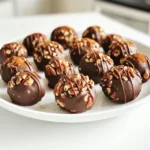 Here are the simple and tasty ingredients you'll need to make No Bake Pumpkin Pecan Truffles: - 1 cup canned pumpkin puree - 1 cup almond flour - 1/2 cup finely chopped pecans - 1/4 cup maple syrup - 1 tablespoon pumpkin pie spice - 1 teaspoon vanilla extract - 1/4 teaspoon salt - 1/2 cup dark chocolate chips (for coating) - Extra chopped pecans (for rolling) Each ingredient plays a key role in flavor and texture. The pumpkin puree gives a rich, creamy base. Almond flour adds a nutty taste and keeps the truffles moist. Finely chopped pecans bring a delightful crunch. Maple syrup sweetens the mix and binds it together. Pumpkin pie spice gives that warm, cozy flavor we all love. Vanilla extract adds depth, while salt enhances all the tastes. For the coating, dark chocolate chips melt to create a smooth layer. Extra chopped pecans roll on top for added texture and a nice finish. Gather these ingredients, and you’re ready to create a delicious treat! - In a large mixing bowl, combine: - 1 cup canned pumpkin puree - 1 cup almond flour - 1/2 cup finely chopped pecans - 1/4 cup maple syrup - 1 tablespoon pumpkin pie spice - 1 teaspoon vanilla extract - 1/4 teaspoon salt - Mix until fully incorporated. You want a smooth and thick mixture. - Cover the bowl with plastic wrap. This keeps the mixture fresh. - Refrigerate for 30 minutes. Chilling helps it firm up for easier handling. - After chilling, scoop out small portions of the mixture. - Roll them into bite-sized balls, about 1 inch in diameter. - Place the truffles on a parchment-lined baking sheet. This prevents sticking. - Melt dark chocolate chips in a microwave-safe bowl. - Heat in short bursts, stirring every 30 seconds until smooth. - Dip each truffle into the melted chocolate. Use a fork to coat it well. - Allow excess chocolate to drip off. - Roll the chocolate-coated truffles in extra chopped pecans. This adds crunch. - Return the truffles to the parchment-lined sheet. Refrigerate for another 20 minutes to let chocolate set completely. Chilling the mixture is key to making these truffles. When you cover the bowl and refrigerate for 30 minutes, it helps firm the mixture. This step makes it easier to roll the truffles into shape. If you find your mixture too wet, you can add more almond flour. Just do it a little at a time. This will help you get the right texture. Melting chocolate evenly is important for a nice finish. I suggest using a microwave-safe bowl. Melt the dark chocolate chips in intervals. Stir every 30 seconds until smooth. This will prevent the chocolate from burning. When coating the truffles, use a fork. Dip each truffle and roll it gently. This helps avoid clumping and ensures they are fully coated. For an eye-catching look, arrange the truffles on a beautiful platter. You can drizzle some extra melted chocolate over the top for flair. A sprinkle of pumpkin pie spice on top adds color and ties in the flavors. This simple touch makes your truffles stand out at any holiday gathering. {{image_2}} You can easily change the flavor of your truffles. Adding spices like cinnamon or nutmeg can boost the taste. These spices blend well with pumpkin. Just add a little to your mix and taste as you go. You might like it stronger or milder. You can also swap out nuts. Instead of pecans, try walnuts or almonds. Each nut brings its own taste. Seeds like sunflower or pumpkin seeds work too. This way, you can customize your truffles to match your preferences. If you need gluten-free truffles, it's simple. Almond flour is already gluten-free. Just make sure the other ingredients are safe too. Maple syrup and pumpkin puree are fine. For a vegan option, replace the dark chocolate with dairy-free chocolate. Make sure to check the labels on all your ingredients. This way, everyone can enjoy these tasty treats. Coating your truffles can be fun. While dark chocolate is rich, you can use white chocolate for a sweeter taste. Just melt it the same way and dip your truffles. Another fun idea is rolling them in crushed cookies or coconut. Crushed graham crackers or Oreos add a nice crunch. Coconut gives a tropical twist. Experiment with different coatings to find your favorite! To keep the mixture fresh, place it in an airtight container. You can also cover the bowl with plastic wrap. Refrigerate the mixture for up to three days. This allows the flavors to meld well. Chilling helps the mixture firm up, making it easier to roll. You may also want to refrigerate it again after shaping the truffles. This keeps them sturdy for coating. Once you coat the truffles in chocolate, store them in a sealed container. Layer parchment paper between them to prevent sticking. Keep them in the fridge for up to a week. For longer storage, you can freeze them. Place the truffles in a freezer-safe container. They can last up to three months in the freezer. When ready to eat, just thaw in the fridge before serving. Yes, you can use fresh pumpkin. Just make sure to cook it first. Steam or roast your pumpkin until soft. Once it cools, blend it until smooth. Canned pumpkin is easier, but fresh adds great flavor. These truffles can last about five days in the fridge. Store them in an airtight container. This keeps them fresh and tasty. If you want to keep them longer, consider freezing them. You can use any nut flour, like hazelnut or cashew flour. If you need it nut-free, try oat flour or sunflower seed flour. Just note that the taste and texture may change a bit. Absolutely! You can make them a day or two before your event. Just store them in the fridge until you are ready to serve. This makes it easy to enjoy your holiday treats without stress. To get a smooth chocolate coat, melt chocolate slowly. Use a microwave on low power, stirring often. This helps prevent burning. You can also add a teaspoon of coconut oil to make it even smoother. These pumpkin truffles blend simple ingredients with fun steps. You mix pumpkin, almond flour, and spices to create a tasty treat. After chilling and shaping the mixture, coating it in dark chocolate adds rich flavor. Plus, you can modify them to suit different diets or preferences. In the end, these truffles are not hard to make and look great on a plate. I hope this guide inspires you to try making them your own way. Enjoy creating and sharing these delightful bites!