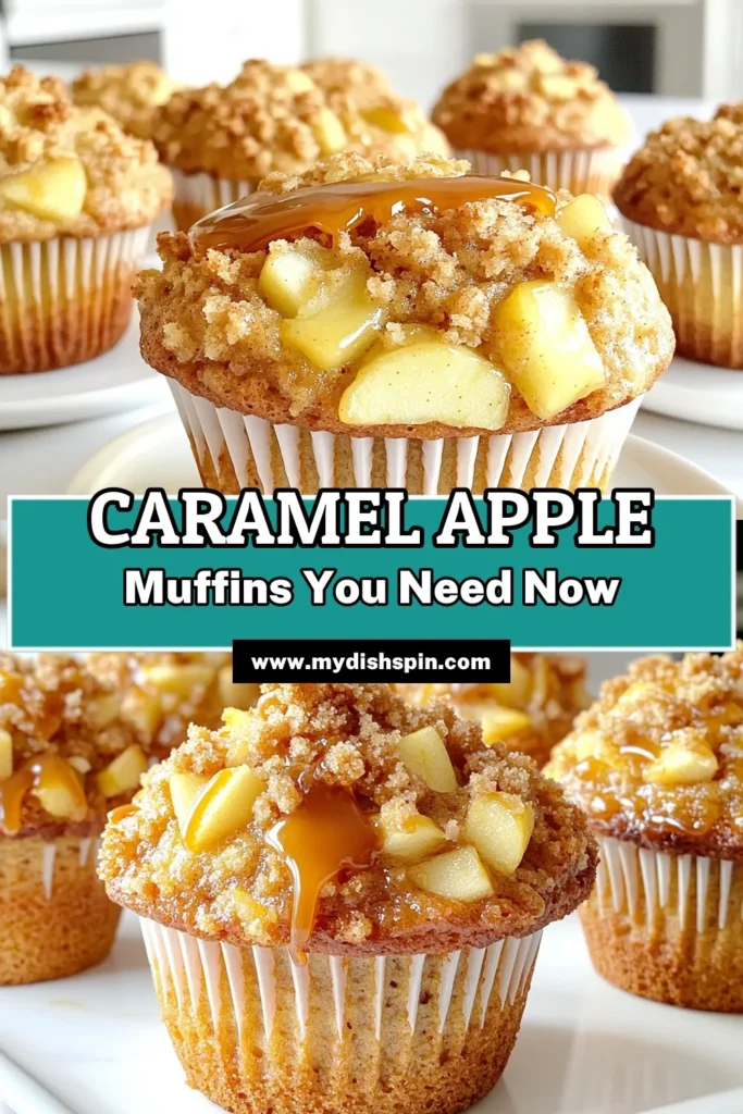 Indulge in the delightful taste of Caramel Apple Streusel Muffins that will make your mornings special! Bursting with fresh apples and topped with a crunchy streusel, these muffins are perfect for breakfast or a sweet treat. With easy-to-follow steps, you’ll have deliciously moist muffins ready in just 45 minutes. Click through to explore the full recipe and get baking today! #CaramelAppleStreuselMuffins #BakingRecipes #FallBaking #AppleDesserts
