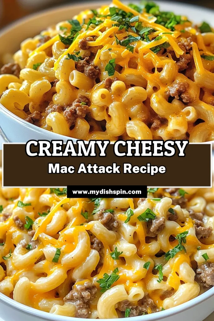 Discover the ultimate cheesy macaroni recipe with this One-Pot Cheeseburger Macaroni! This quick macaroni dinner combines ground beef and creamy macaroni and cheese for a comforting meal everyone will love. Perfect for busy nights, this easy comfort food recipe is ready in just 25 minutes. Serve it hot and watch it disappear! Save this recipe for your next family dinner! #CheeseburgerMac #EasyDinner #ComfortFood #MacAndCheese
