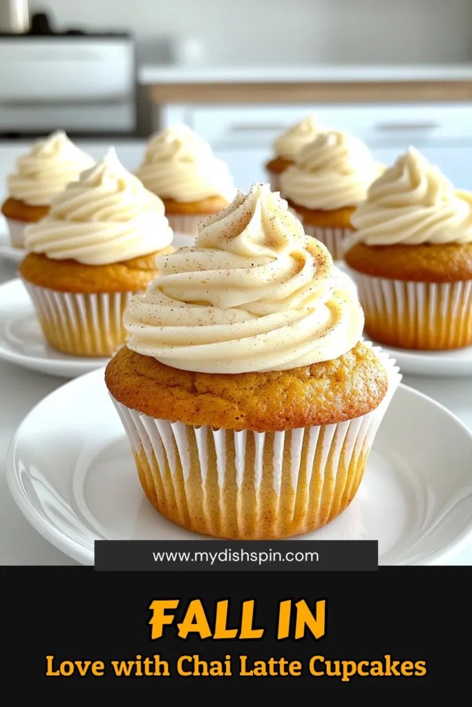 Indulge in the flavors of fall with these delightful Pumpkin Chai Latte Cupcakes! 🌟 Perfectly spiced with chai and topped with creamy frosting, these cupcakes are a must-try for any dessert lover. From easy prep to deliciously sweet bites, you’ll love how simple it is to bring warm, cozy vibes to your kitchen. Click to discover the full recipe and surprise your family with these tasty treats! #CupcakeRecipe #PumpkinSpice #FallBaking #DessertLovers