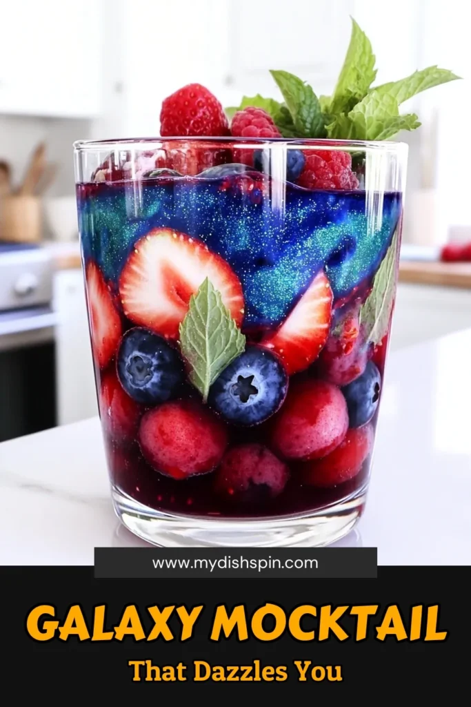 Beat the heat this summer with a stunning Galaxy Summer Mocktail! This refreshing drink features a vibrant blend of coconut water, blue spirulina, and mixed berries, creating a gorgeous layered effect that's perfect for any gathering. Easy to make, it's not just delicious but also visually captivating. Click through for the full recipe and impress your friends with this magical mocktail! #MocktailRecipes #SummerDrinks #GalaxyDrink #HealthyLiving