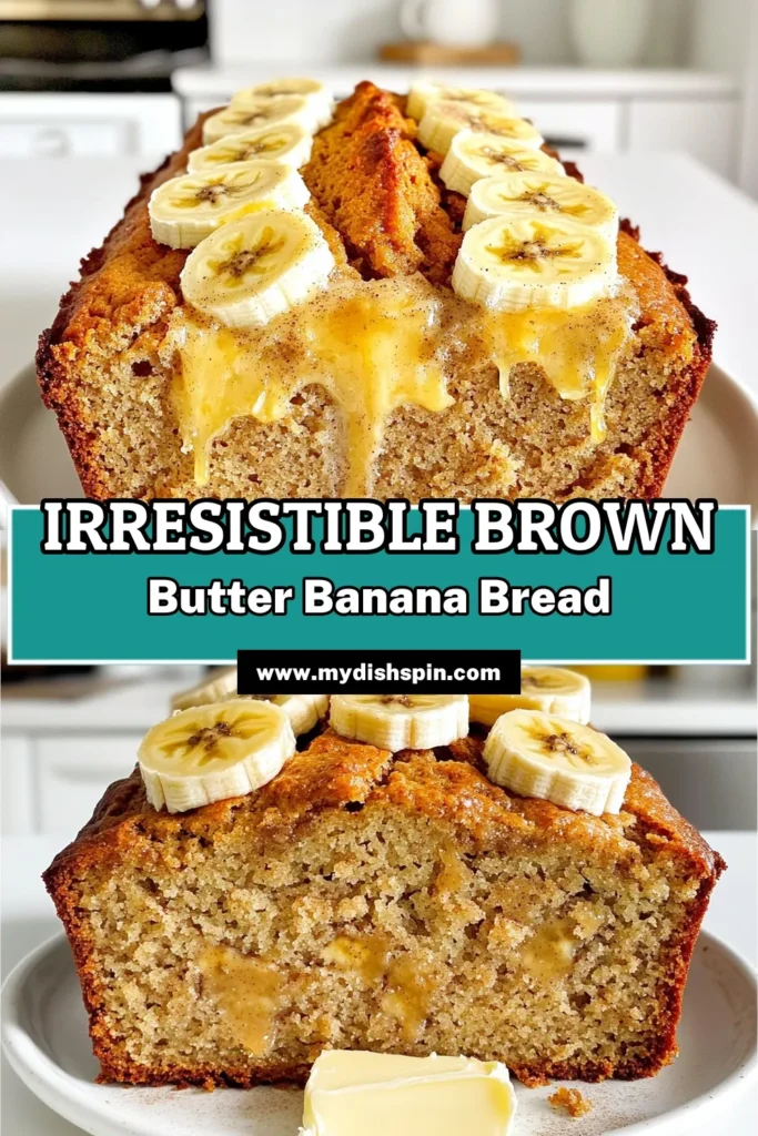 Indulge in the deliciousness of Brown Butter Banana Bread with this easy recipe! With ripe bananas and rich, nutty browned butter, this moist bread is perfect for breakfast or a cozy snack. Follow the simple steps to whip up a loaf that will impress your family and friends. Click through to discover tips for baking success and presentation ideas that make this treat even more inviting! #BananaBread #Baking #RecipeIdeas #FoodieDelight