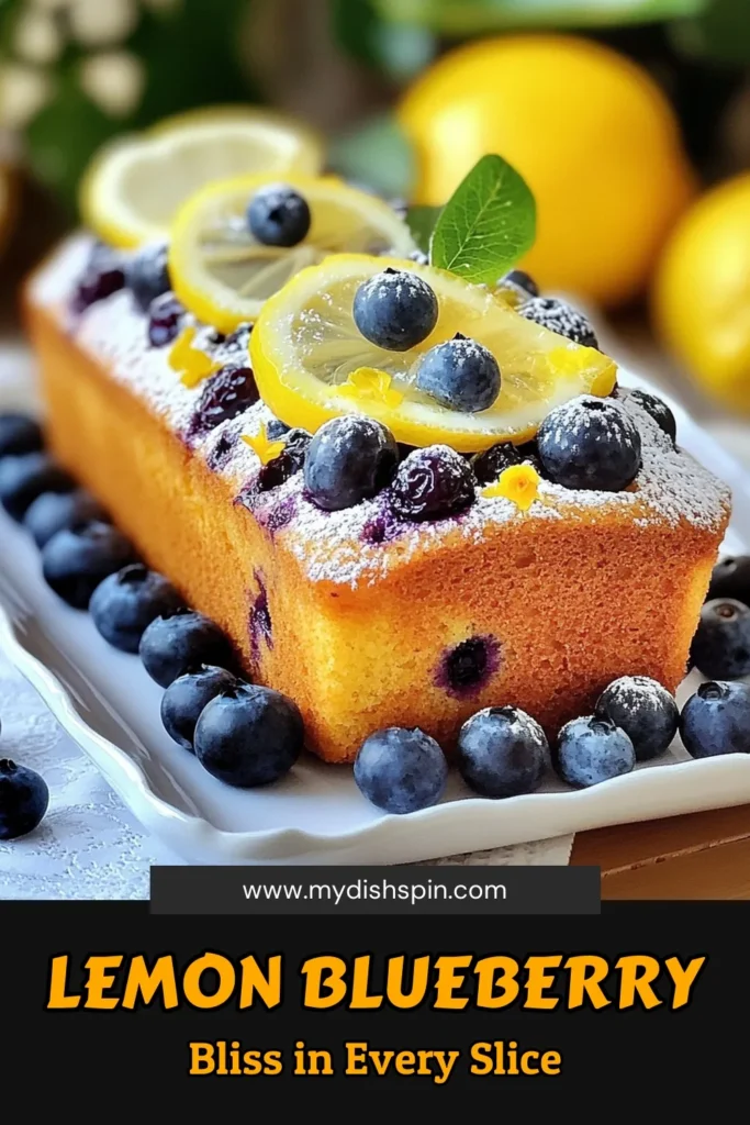Discover the ultimate lemon blueberry loaf recipe that combines the tartness of lemon with the sweetness of fresh blueberries! This easy lemon loaf features Greek yogurt cake, creating a moist and zesty dessert loaf perfect for any occasion. Indulge in a slice of this delightful fresh blueberry bread and elevate your dessert game. Try it today and save this recipe for a refreshing treat! #LemonBlueberryLoaf #DessertRecipe #BakingAtHome #YogurtCake