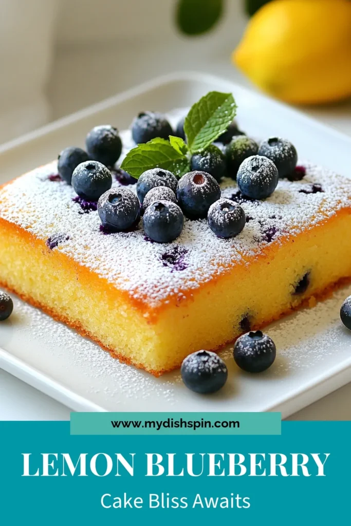 Indulge in this delicious Lemon Blueberry Sheet Cake, the perfect easy sheet cake recipe for any occasion! Bursting with fresh blueberries and zesty lemon, this moist blueberry cake is a must-try among lemon dessert recipes. Ideal for gatherings or a sweet treat at home, it’s simple to whip up and sure to impress. Save this Lemon Blueberry Sheet Cake recipe and delight your friends and family today! #LemonBlueberrySheetCake #EasySheetCakeRecipe #LemonDessertRecipes #MoistBlueberryCake