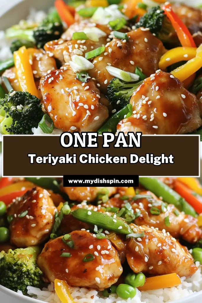 Looking for a delicious and easy weeknight meal? Try this one-pan teriyaki chicken recipe featuring tender chicken thighs and fresh veggies! This quick teriyaki dinner is not only simple to prepare, but also a healthy teriyaki meal packed with flavor. Perfect for a family weeknight, this easy chicken stir-fry will become a favorite. Save this recipe for your next dinner inspiration! #TeriyakiChicken #OnePanMeals #EasyRecipes #HealthyEating