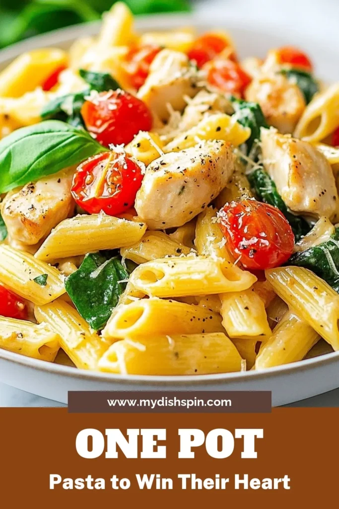 Discover the joy of cooking with this One Pot Marry Me Chicken Pasta recipe! Bursting with flavor, this creamy penne pasta recipe combines tender chicken, vibrant veggies, and rich cream for a perfect easy chicken pasta dish. Ideal for quick weeknight dinners, this one pot dinner recipe makes clean-up a breeze! Impress your loved ones and try it today. Save this recipe for your next meal! #OnePotChickenPasta #MarryMeChicken #EasyChickenPastaDish #OnePotDinnerRecipes