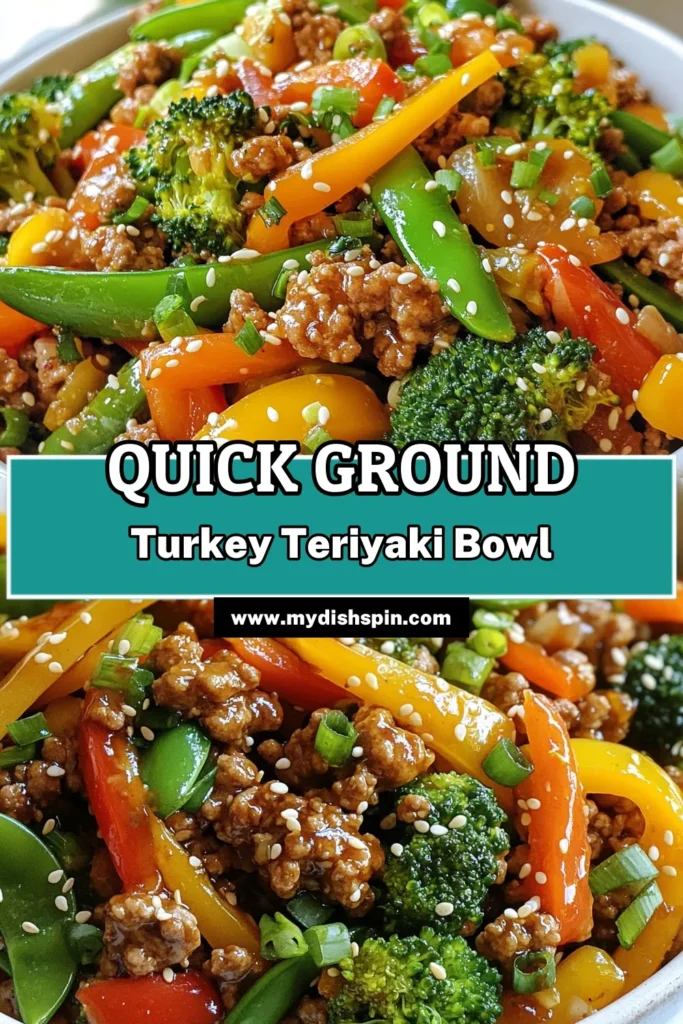 Looking for a delicious and nutritious meal? Try this Ground Turkey Teriyaki Stir Fry! Packed with flavor and colorful vegetables, this quick turkey dinner idea is a must-try. Perfect for busy nights, this Teriyaki Stir Fry Recipe is not only easy to make but also a healthy addition to your cooking repertoire. Enjoy this satisfying vegetable stir fry with turkey that's sure to please the whole family. Save this recipe for later! #GroundTurkeyStirFry #TeriyakiStirFryRecipe #HealthyGroundTurkeyRecipes #QuickTurkeyDinnerIdeas