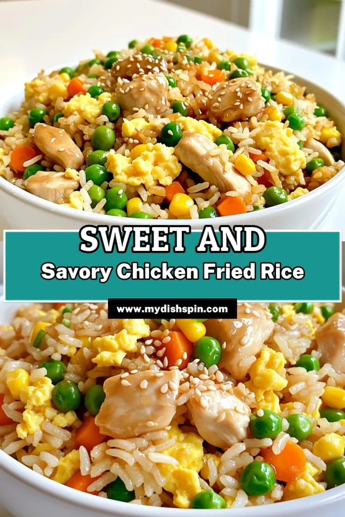 Savor the deliciousness of Honey Garlic Chicken Fried Rice, a quick and easy recipe that'll become a weeknight favorite! Made with succulent chicken, fresh vegetables, and a sweet and savory honey garlic sauce, this tasty dish is perfect for using up day-old rice. Ready in just 30 minutes, it’s both satisfying and wholesome. Click to explore the recipe now and treat your taste buds! #HoneyGarlicChicken #FriedRice #EasyRecipes #DinnerIdeas