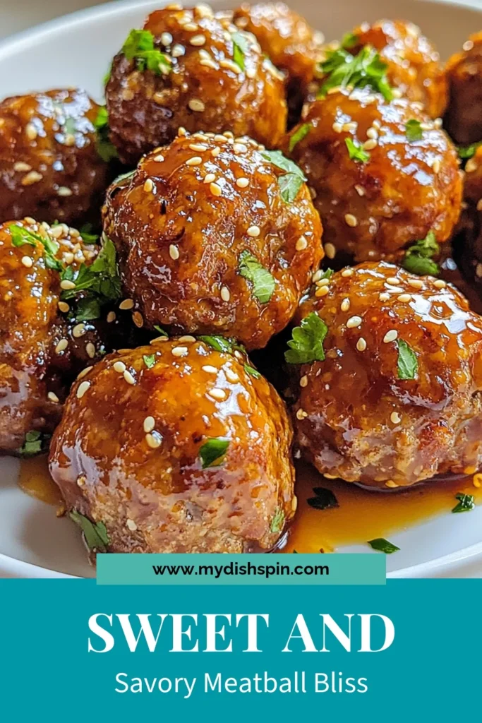 Discover a delicious and easy meatball recipe with these Honey Garlic Meatballs! This glazed meatballs recipe features a mouthwatering honey garlic sauce that perfectly coats baked meatballs with honey, making it a crowd-pleaser for any occasion. Perfect for dinner or appetizers, these meatballs are simple to make and bursting with flavor. Try this recipe today and elevate your meal! Save this for later! #HoneyGarlicMeatballs #GlazedMeatballsRecipe #EasyMeatballRecipe #HoneyGarlicSauce