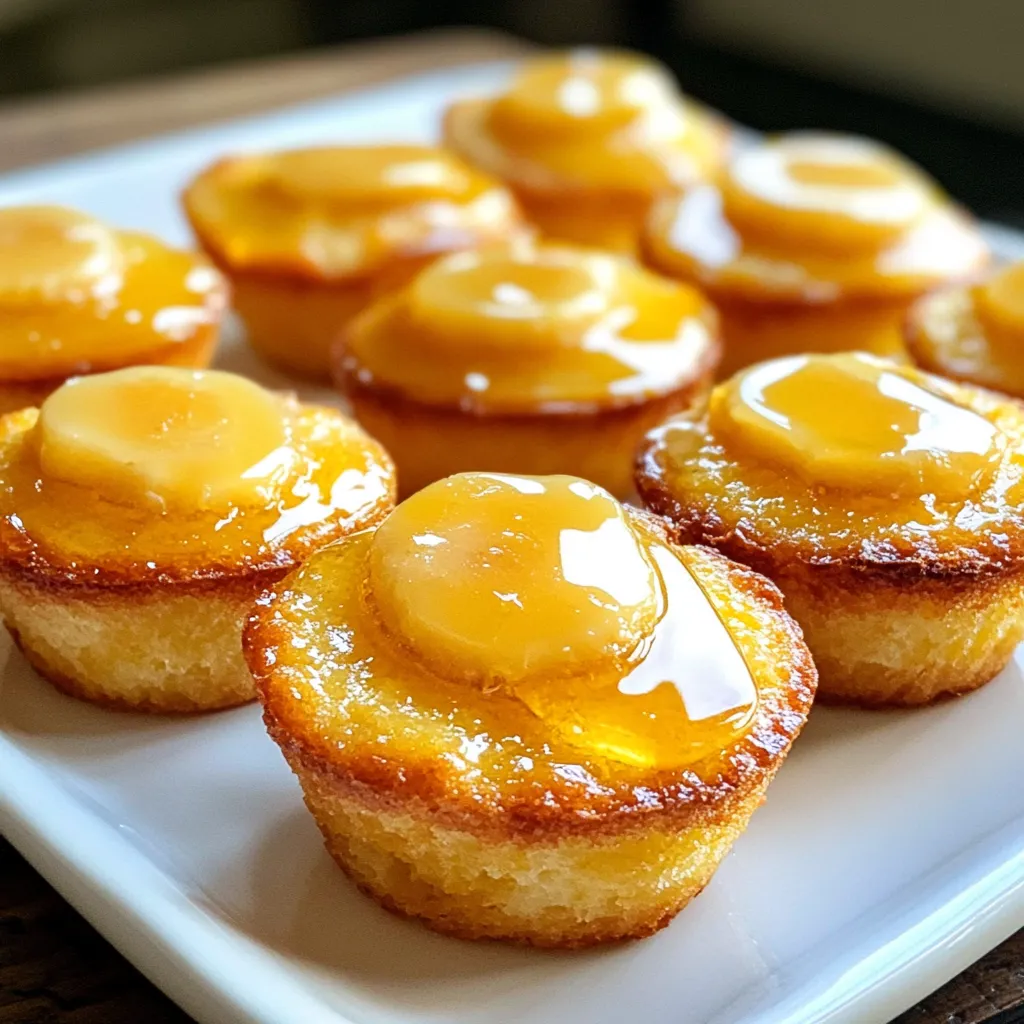 To make honey butter cornbread poppers, you need these key items: - 1 cup all-purpose flour - 1 cup yellow cornmeal - 1/4 cup granulated sugar - 1 tablespoon baking powder - 1/2 teaspoon salt - 1 cup whole milk - 2 large eggs - 1/4 cup melted butter - 1/4 cup honey - 1/4 cup unsalted butter, softened - Additional honey for drizzling These ingredients create a sweet and fluffy cornbread that bursts with flavor. You can enhance your poppers with these extras: - 1/2 cup corn kernels for texture - 1/4 cup shredded cheese for creaminess - 1 teaspoon of cinnamon for warmth - Fresh herbs like thyme for a fresh note These add-ons can bring new layers to your dish and surprise your taste buds. If you’re missing something, here are some easy swaps: - Use whole wheat flour instead of all-purpose flour for a heartier taste. - Almond milk can replace whole milk for a non-dairy option. - Maple syrup works well if you lack honey. - Olive oil can substitute melted butter for a lighter choice. These substitutions keep the spirit of the recipe while fitting your needs. {{ingredient_image_1}} Start by preheating your oven to 375°F (190°C). This step helps the cornbread poppers rise well. Next, grease a mini muffin tin. You can also line it with mini muffin liners. This makes it easy to take the poppers out later. In a large mixing bowl, add 1 cup of all-purpose flour. Then, add 1 cup of yellow cornmeal. Next, mix in 1/4 cup of granulated sugar, 1 tablespoon of baking powder, and 1/2 teaspoon of salt. Use a whisk to combine these ingredients well. This mix gives the poppers their great texture and taste. In another bowl, pour in 1 cup of whole milk. Crack and add 2 large eggs, and pour in 1/4 cup of melted butter. Then, add 1/4 cup of honey. Stir these wet ingredients until they blend smoothly. This mix adds moisture and sweetness to your cornbread poppers. Now, pour the wet mixture into the dry mix. Stir gently until they are just combined. Be careful not to overmix. Using a tablespoon, scoop the batter into each mini muffin cup. Fill each cup about 3/4 full. Bake them in the preheated oven for 12-15 minutes. They are done when a toothpick comes out clean and the tops are golden. While your poppers bake, you can make the honey butter. In a small bowl, mix 1/4 cup of softened unsalted butter with the remaining honey. Stir until creamy and well blended. This honey butter is perfect for topping your warm cornbread poppers. To make the best honey butter cornbread poppers, mix the batter gently. When you combine the wet and dry ingredients, stop as soon as you see no dry flour. Overmixing can make the poppers tough. A few lumps are okay. This keeps the texture light and fluffy. For even baking, fill each muffin cup evenly. This helps all the poppers cook at the same rate. Also, rotate the muffin tin halfway through baking. This way, they get nice and golden brown all over. Keep an eye on the time. You want them baked just right, not too dry. Serve the poppers warm to keep them soft. A dollop of honey butter on top adds flavor. Drizzle extra honey over them for a sweet touch. For a fun twist, serve with fresh fruit or a spicy jam. This adds contrast and makes them more exciting. Enjoy this warm treat at any meal or snack time! Pro Tips Use Fresh Ingredients: Always opt for fresh cornmeal and high-quality honey for the best flavor in your cornbread poppers. Don’t Overmix: When combining wet and dry ingredients, mix just until incorporated. Overmixing can result in dense poppers. Check for Doneness: Insert a toothpick in the center of a popper; it should come out clean when they are ready. Keep an eye on them to avoid overbaking. Serve Warm: These poppers are best enjoyed warm. If making ahead, reheat briefly before serving for that fresh-baked taste. {{image_2}} You can add fun flavors to your honey butter cornbread poppers. For a sweet twist, mix in chocolate chips or dried fruit. Blueberries or cranberries work well. If you want savory, try adding cooked bacon bits or shredded cheese. These additions make each bite burst with flavor. You can also mix in spices. A pinch of cinnamon adds warmth, while a dash of cayenne brings heat. The options are endless, so get creative! If you need a gluten-free option, swap the all-purpose flour for a gluten-free blend. Look for a blend made for baking. This makes sure your poppers still rise and taste great. You can also use almond flour or coconut flour, but adjust the liquid. These flours absorb more moisture, so add a bit more milk. Your poppers will still be delicious and fluffy! For a dairy-free version, use plant-based milk like almond or oat milk. Replace the butter with coconut oil or a dairy-free spread. If you can’t use eggs, try flax eggs. Mix one tablespoon of ground flaxseed with three tablespoons of water. Let it sit for five minutes to thicken. Your honey butter can also be dairy-free. Use a plant-based butter and mix it with maple syrup instead of honey. These swaps keep the flavor while meeting your dietary needs. To keep your honey butter cornbread poppers fresh, place them in an airtight container. You can stack them, but try to separate layers with parchment paper. This helps avoid sticking. Store them at room temperature for up to two days. If you want to keep them longer, move them to the fridge. When you're ready to enjoy leftover poppers, you can reheat them easily. Preheat your oven to 350°F (175°C). Place the poppers on a baking sheet. Heat them for about 10 minutes. This warms them up nicely without drying them out. You can also use the microwave. Heat them for 15-20 seconds, but check often to avoid overheating. If you want to store poppers long-term, freezing is a great option. Let the poppers cool completely before freezing. Place them in a single layer on a baking sheet and freeze for about an hour. Once frozen, transfer them to a freezer bag. Squeeze out any air and seal tightly. They can last for up to three months in the freezer. When you’re ready to eat, thaw them overnight in the fridge and reheat as needed. Yes, you can use a regular muffin tin. Just adjust the baking time. Regular muffins will need more time to cook. Start checking them at around 18-20 minutes. You can tell if the poppers are done with a toothpick test. Insert a toothpick in the center of a popper. If it comes out clean, they are ready. The tops will be nicely golden brown too. These poppers taste great with chili, soup, or a fresh salad. They also pair well with grilled meats. Don't forget the honey butter for extra flavor! Leftovers will last about 3-4 days in the fridge. Store them in an airtight container. Reheat in the oven or microwave for best results. Yes, you can prepare the batter ahead. Store it in the fridge for up to 24 hours. Just stir it gently before scooping it into the muffin tin. You now have a clear guide to make cornbread poppers. We covered all the key steps, from choosing ingredients to baking and serving. You learned tips to avoid mistakes and enhance flavors. Variations let you customize these poppers for your taste. Storage info ensures your leftovers stay fresh. Overall, making these cornbread poppers can be fun and rewarding. Enjoy sharing them with friends and family. Happy baking!