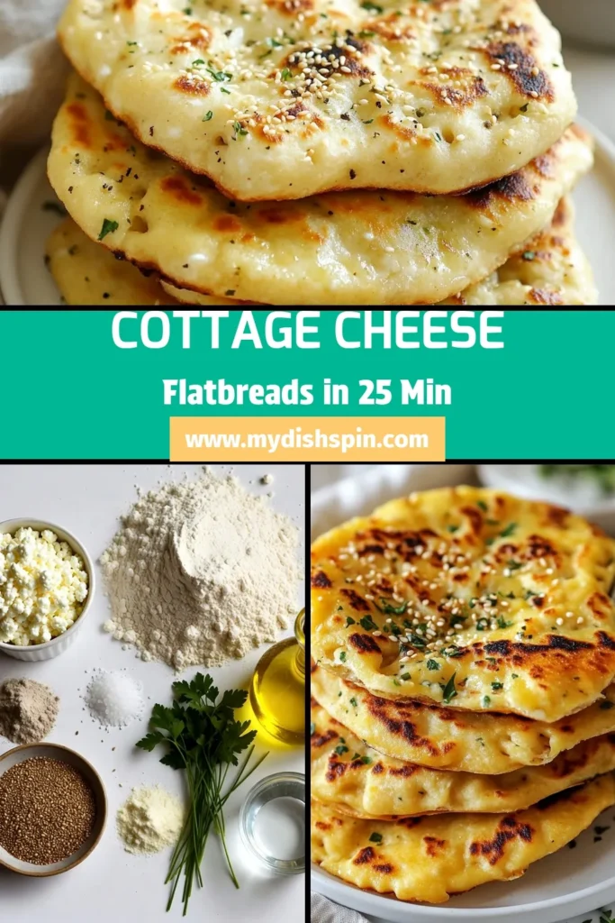 Discover the ultimate easy flatbread recipe with this cottage cheese flatbread! Perfect for a quick dinner, this homemade flatbread with herbs is not only simple to make but also offers healthy flatbread options for any meal. Enjoy the blend of cottage cheese and fresh herbs in every bite. Elevate your mealtime and save this recipe for your next culinary adventure! #CottageCheeseFlatbread #HealthyFlatbread #QuickDinner #EasyFlatbreadRecipe
