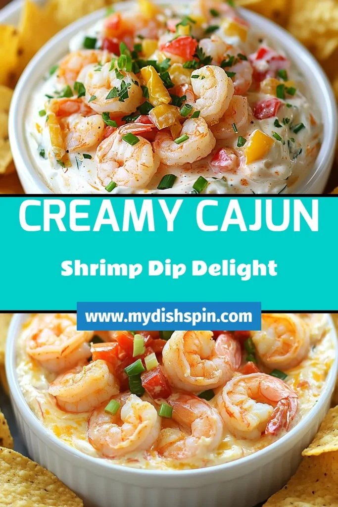 Indulge in this creamy Cajun shrimp dip recipe that's perfect for any gathering! This easy shrimp appetizer features succulent shrimp coated in Cajun seasoning, blended with rich cheeses for a spicy Cajun dip your guests will love. Serve this shrimp dip with cheese alongside tortilla chips for a delightful snack. Save this easy recipe and impress your friends at your next party! #ShrimpDip #CajunShrimp #AppetizerRecipe #SpicyDip