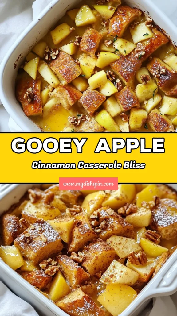 Indulge in this delicious Apple Cinnamon French Toast Casserole, the perfect start to your day! This easy Breakfast Casserole combines tender brioche, fresh apples, and warm spices for a comforting dish. Prepare it the night before for a delightful Overnight French Toast Casserole that your family will love. Enjoy baked apple French toast with drizzled maple syrup. Save this recipe for a delicious brunch! #AppleCinnamonCasserole #FrenchToastBake #EasyBreakfast #BakedAppleFrenchToast
