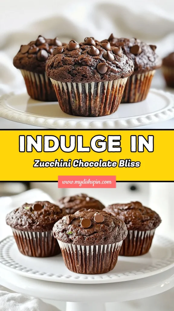Indulge in these delicious double chocolate zucchini muffins that blend healthy ingredients with rich chocolate flavor. This easy zucchini muffin recipe is perfect for breakfast or a snack, featuring moist zucchini with chocolate chips for a delightful treat. Enjoy the guilt-free pleasure of these chocolate zucchini muffins, packed with goodness. Try this healthy chocolate muffin recipe today and savor every bite! Save this recipe for later! #DoubleChocolateZucchiniMuffins #HealthyMuffins #ZucchiniRecipes #ChocolateLovers