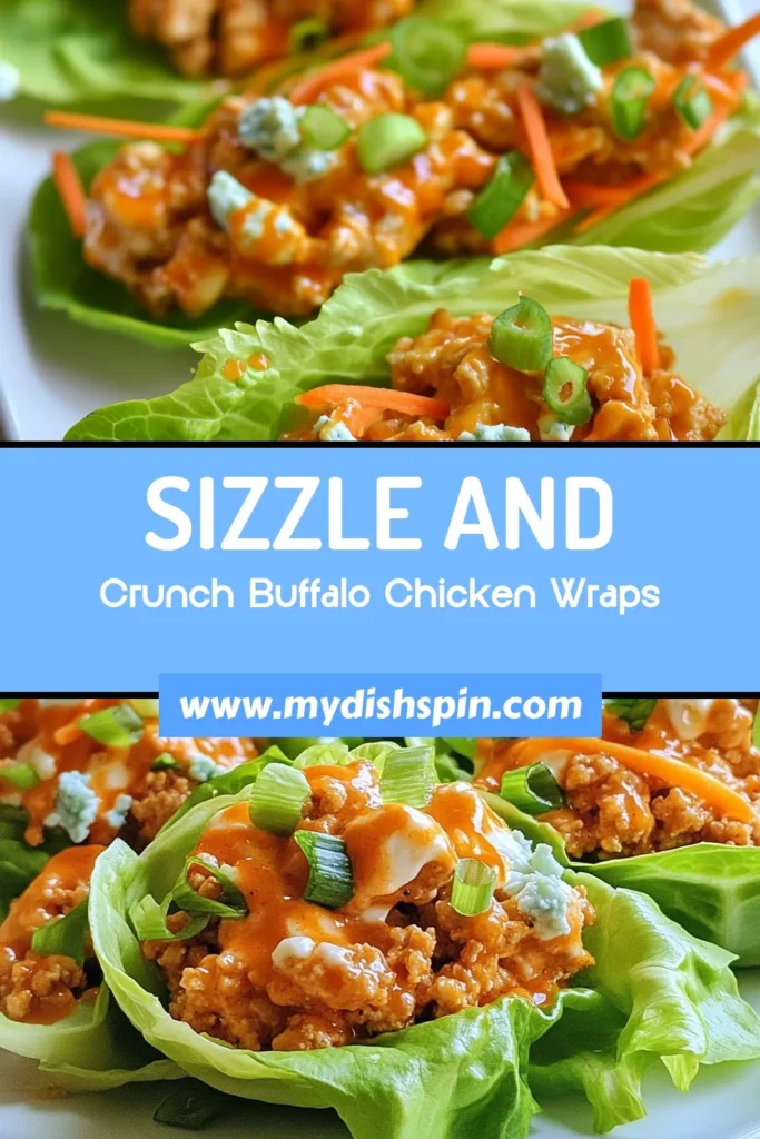 Craving a delicious and healthy meal? Try these Buffalo Chicken Lettuce Wraps! Packed with flavor, these Buffalo chicken wraps are a perfect low-carb option for anyone looking to enjoy a tasty dish. Ready in just 20 minutes, these lettuce wrap recipes use ground chicken for a wholesome twist. Whether you prefer mild or spicy, this healthy buffalo chicken recipe delivers satisfaction. Save and try this delightful dish today! #BuffaloChickenWraps #HealthyRecipes #LowCarbBuffaloChicken #GroundChickenRecipes
