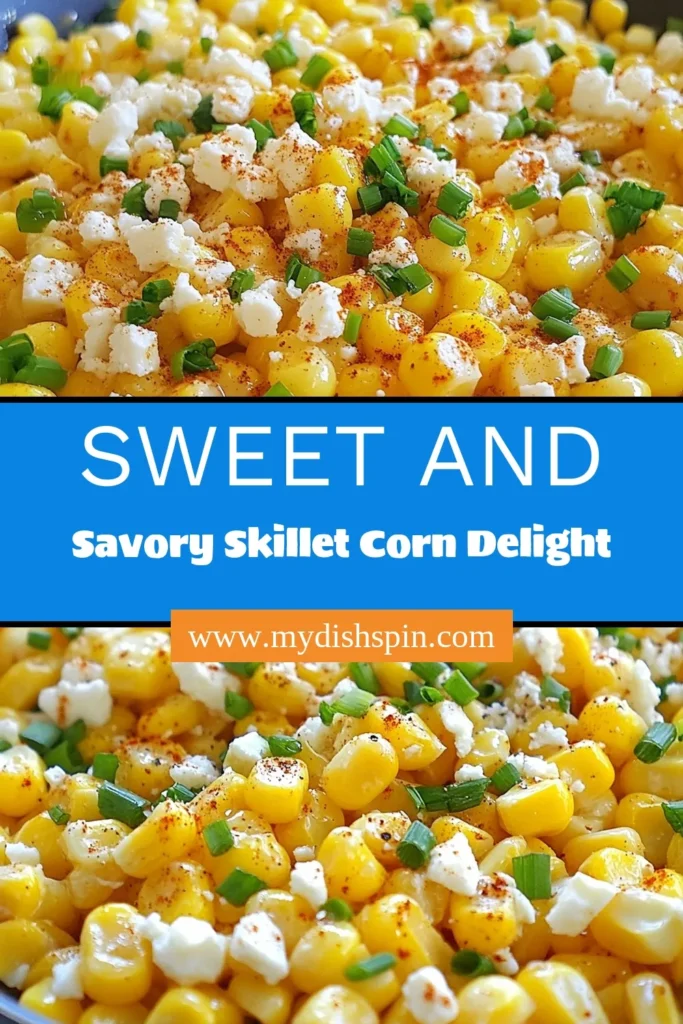 Discover the perfect Honey Butter Corn Recipe with this easy corn side dish that features sautéed corn with honey butter, bringing sweetness and flavor to your table. This skillet corn with honey is a quick and delightful way to enjoy fresh corn, and you can elevate it with corn, feta, and chives for a gourmet touch. Try this simple recipe and impress your guests today! Save it for your next meal! #HoneyButterCorn #EasyCornSideDish #SkilletCorn #CornRecipes