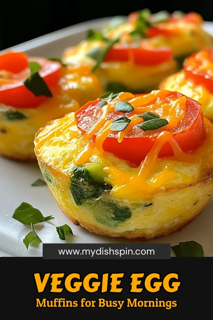 Start your day right with these delicious veggie egg muffins! Packed with vibrant vegetables and cheese, this egg muffins recipe is a fantastic solution for healthy breakfast muffins and meal prep breakfast ideas. Enjoy spinach and cheese muffins that are easy to make and perfect for on-the-go meals. Bake a batch today and revolutionize your mornings! Pin this recipe for your healthy breakfast inspiration! #VeggieEggMuffins #HealthyBreakfast #MealPrep #EggMuffinsRecipe