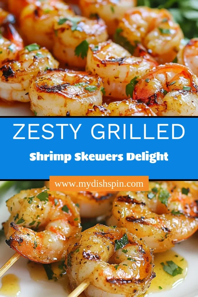 Elevate your summer grilling with these delicious chili lime shrimp skewers! This easy grilled shrimp recipe features perfectly marinated shrimp skewers soaked in a zesty chili lime blend, making them a crowd-pleaser at any gathering. Ready in just 40 minutes, these cilantro lime shrimp are perfect for weeknight dinners or outdoor parties. Try this flavorful recipe today and impress your family! Don’t forget to save for later! #ShrimpSkewers #GrilledShrimp #EasyShrimpRecipes #ChiliLimeShrimp