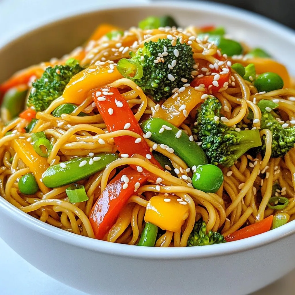 Sesame Ginger Stir-Fry Noodles Quick and Tasty Recipe