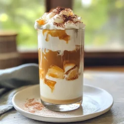 To make a delicious Iced Brown Sugar Oat Milk Latte, you need a few simple items. Here’s a list of what you will need: - 1 cup brewed espresso or strong coffee, cooled - 2 tablespoons brown sugar - 1/2 teaspoon vanilla extract - 1 cup oat milk - Ice cubes - Optional: whipped cream, cinnamon or cocoa powder for garnish Each ingredient adds something special. The espresso provides bold flavor. Brown sugar gives a rich sweetness. Vanilla adds a nice touch of warmth. Oat milk brings creaminess and a hint of nuttiness. You can customize your drink. If you like it sweeter, add more brown sugar. Want a fun twist? Top it with whipped cream and a sprinkle of cinnamon or cocoa powder. This drink is refreshing and perfect for warm days. Enjoy making it just the way you like! {{ingredient_image_1}} To start, you need to make the brown sugar syrup. - Combine 2 tablespoons of brown sugar with a splash of water in a small saucepan. - Heat the mixture over low heat. Stir it gently until the sugar dissolves completely. This step takes just a few minutes. Once dissolved, remove it from the heat and let it cool. Now, it's time to put your latte together. - Grab a tall glass and fill it with ice cubes. - Pour 1 cup of cooled brewed espresso or strong coffee over the ice. - Next, add the cooled brown sugar syrup you made earlier. Don’t forget to add 1/2 teaspoon of vanilla extract for extra flavor! Stir well to mix everything together. Your iced latte is almost ready! - Slowly pour 1 cup of oat milk over the coffee mixture. This creates a lovely layered look. - If you want to make it special, top it with whipped cream. You can also sprinkle some cinnamon or cocoa powder on top as a garnish. Now, give it a gentle stir before sipping. Enjoy your refreshing iced brown sugar oat milk latte! To make your Iced Brown Sugar Oat Milk Latte just right, adjust the sweetness. You can add more or less brown sugar to suit your taste. If you want creaminess, try adding more oat milk. You can also play with garnishes. Whipped cream adds richness, while cinnamon or cocoa powder gives a nice twist. Experiment until you find your favorite mix! Cool your espresso properly. If it's warm, it can melt the ice too fast. This makes your drink watery. Pour the oat milk slowly over the coffee. This creates a lovely layered look. It also helps keep the flavors distinct at first. The layers blend as you sip, giving you a fun experience! Make the brown sugar syrup ahead of time. You can store it in the fridge for up to a week. This way, you can whip up your latte quickly. You can also use ready-made espresso. Many brands offer strong coffee in a can or bottle, saving you time without losing flavor. Pro Tips Use Fresh Espresso: For the best flavor, brew your espresso or strong coffee fresh. The rich taste enhances the overall quality of your iced latte. Customize Your Sweetness: Adjust the amount of brown sugar syrup to your liking. If you enjoy a sweeter drink, feel free to add a bit more syrup! Chill Your Ingredients: To prevent dilution, chill your oat milk and espresso in advance. This keeps your latte cold without the need for too much ice. Experiment with Flavors: Try adding different flavorings like caramel or hazelnut syrup for a twist. You can also infuse your oat milk with spices like nutmeg. {{image_2}} If you want to switch things up, try using almond or soy milk. Both are great options that keep your drink creamy and tasty. Almond milk adds a nutty flavor, while soy milk gives a nice richness. You can also add flavoring options like hazelnut or coconut cream. These can bring a fun twist to your iced brown sugar oat milk latte. You can change your latte with seasonal flavors. In fall, try adding pumpkin spice. It adds warmth and comfort to your drink. For winter, incorporate peppermint. This fresh flavor makes your latte festive and fun. Just a splash can make your drink feel special for the season. If you're looking for different sweeteners, consider using maple syrup or agave. Both are natural and have unique flavors. You can also experiment with flavored syrups. Vanilla, caramel, or even chocolate syrups can turn your latte into a delicious treat. Try different combinations to find your favorite version! To keep your brown sugar syrup fresh, pour it into a clean jar. Seal the jar tightly and store it in the fridge. It can last for about two weeks. This syrup is sweet and perfect for other drinks or desserts. For oat milk, always check the packaging. If you have an open carton, keep it in the fridge. It usually lasts about a week after opening. Make sure to shake it well before using. If you bought it in a shelf-stable box, store it in a cool, dark place. You can prepare the brown sugar syrup a day or two ahead. Just store it in the fridge as mentioned. You can also brew your espresso in advance. Just cool it down and keep it in the fridge. Once you assemble the latte, it tastes best when fresh. Try to drink it within a few hours for the best flavor. If you must, keep it in the fridge for a short time, but it may lose some charm. You can reuse leftover syrup in many ways. Try adding it to oatmeal for a sweet kick or mix it into smoothies. If you want to serve your latte hot, just heat the espresso and syrup together. To enjoy it chilled, simply follow the recipe as is with ice. You can always adjust the milk for your taste. Enjoy the flexibility of this delightful drink! Oat milk is creamy and rich. It foams well, which makes it great for lattes. It also has a subtle sweetness that pairs nicely with coffee. Nutritionally, it's a good source of fiber. This helps with digestion and keeps you full longer. Oat milk is often fortified with vitamins, making it a healthy option. Yes, you can! If you don't have espresso, use strong brewed coffee. Cold brew coffee also works well. You might also try instant coffee. Just mix it with hot water to dissolve. Each option gives a different taste but will still make a great drink. Absolutely! This recipe uses oat milk, which is plant-based. The brown sugar and vanilla extract are also vegan. If you skip the whipped cream, your drink stays vegan. This makes it perfect for anyone following a plant-based diet. Enjoy this refreshing drink without worry! You learned how to make a delicious oat milk latte. We discussed the key ingredients, like brewed espresso and brown sugar. I shared simple steps for prepping the syrup and assembling your drink. You also discovered tips for great flavor and texture. Plus, we explored fun variations for every season. Store your leftovers wisely to enjoy your latte later. This recipe is easy and fun. Enjoy making your own café-style drink at home!