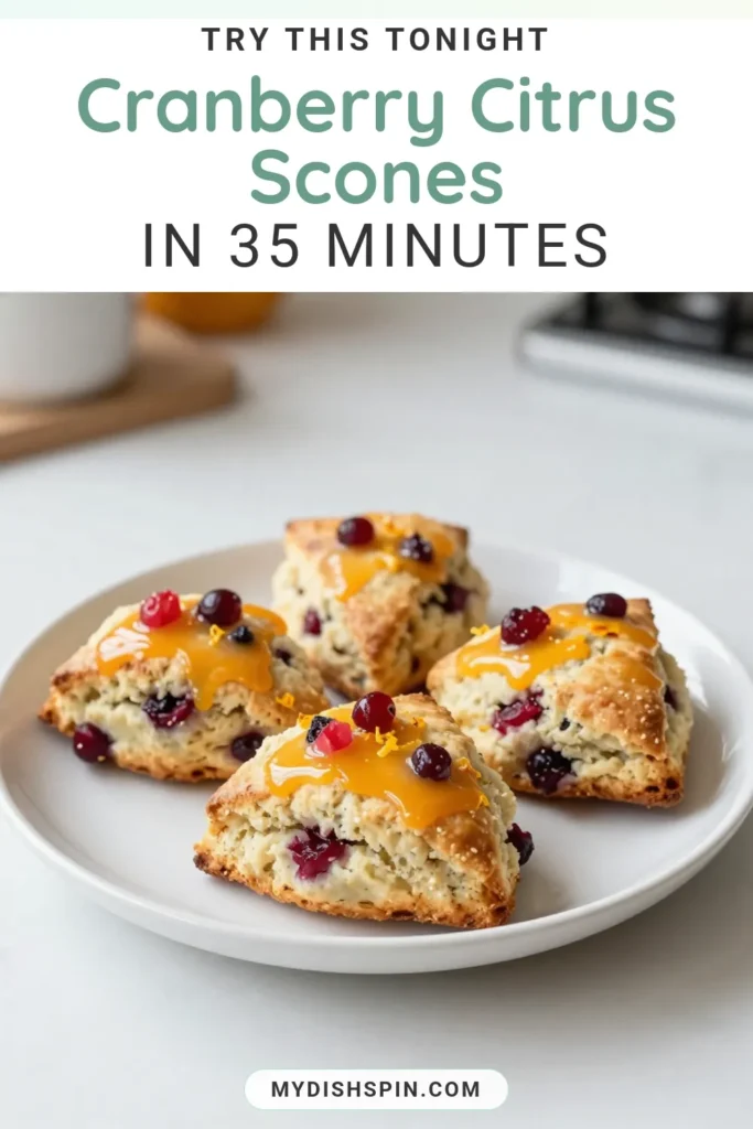 Indulge in these delightful cranberry citrus scones, perfect for any occasion! This easy scone recipe combines tart cranberries and fragrant orange zest for a burst of flavor in each bite. Whether you're looking for a holiday scone recipe or a treat to enjoy anytime, this cranberry scone recipe is sure to impress. Bake a batch today and savor the deliciousness! #CranberryScones #SconeRecipe #HolidayBaking #OrangeZest