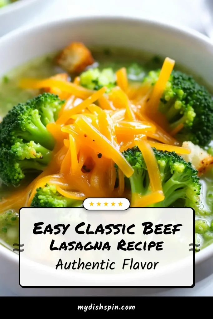 Indulge in a bowl of cheesy broccoli soup with this creamy broccoli soup recipe that's perfect for any day! This easy soup recipe features fresh broccoli, rich cheddar cheese, and a hint of spice for an unforgettable flavor. Ideal as a comforting vegetarian soup with broccoli, it's a delicious way to enjoy greens. Discover how to make this luscious broccoli cheddar soup in just 30 minutes! Click for the full recipe and try it today! #BroccoliCheddarSoup #SoupRecipes #VegetarianSoup #ComfortFood