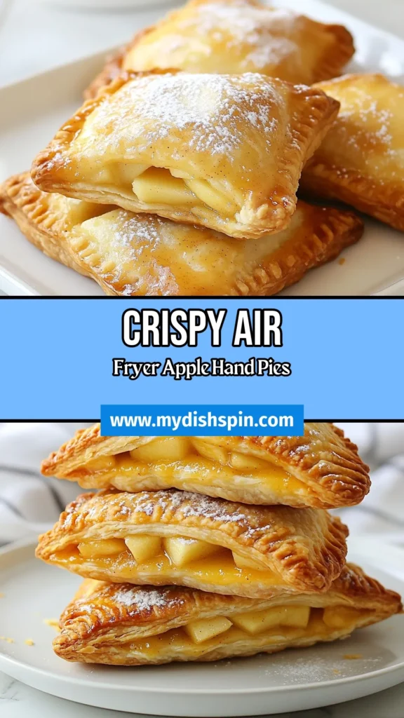 Discover how to make delicious air fryer apple hand pies with this easy apple pie recipe! These homemade hand pies are filled with cinnamon apple pie bites, making for a delightful air fryer dessert perfect for any occasion. With simple ingredients and quick prep, you'll love how easy it is to enjoy warm, crispy treats. Try this recipe today and satisfy your sweet cravings! Save it for later! #AirFryerDesserts #ApplePieRecipe #HomemadeHandPies #CinnamonAppleBites