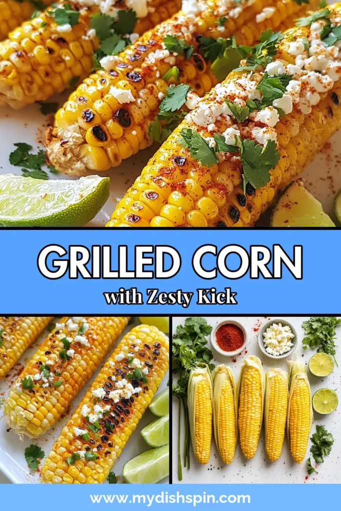 Elevate your summer gatherings with this delicious Chili Lime Grilled Corn on the Cob recipe! Perfect as a summer side dish, this grilled corn recipe features fresh corn infused with zesty lime and smoky chili flavors. Easy to make, it's a delightful twist on the classic Mexican street corn! Don’t miss out on this tasty treat—save this recipe and enjoy corn on the grill like never before! #ChiliLimeCorn #GrilledCorn #SummerEats #MexicanStreetCorn