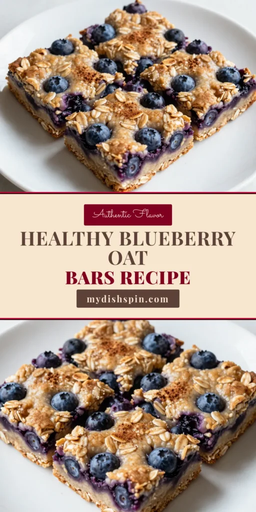 Start your day with these delicious Blueberry Oatmeal Bars, the perfect healthy breakfast bars for busy mornings! This easy oatmeal recipe combines ripe bananas, almond milk, and juicy blueberries for a nutritious start. Try these Banana Blueberry Bars or switch it up with Almond Butter Breakfast Bars for added flavor. Whip up this simple recipe and enjoy a wholesome treat all week. Save for later! #HealthyBreakfast #OatmealBars #Blueberries #MealPrep