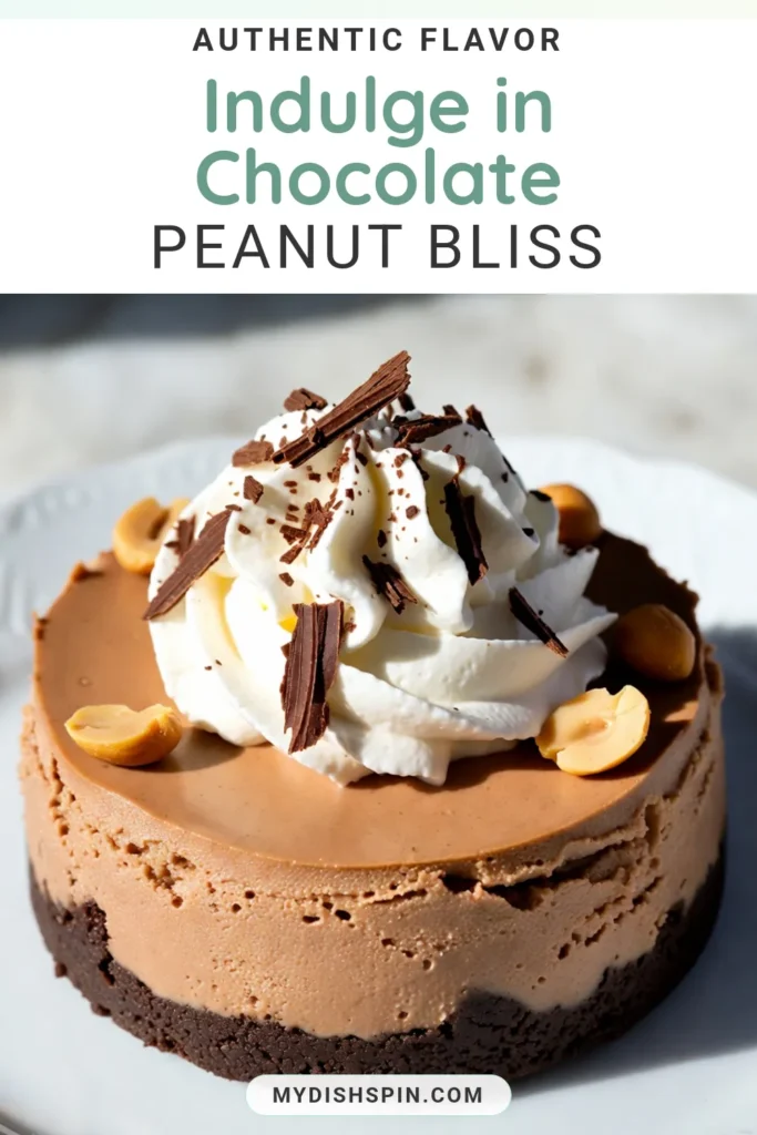 Indulge in this irresistible chocolate peanut butter cheesecake! This decadent cheesecake recipe combines creamy layers of peanut butter and chocolate for a mouthwatering experience. Perfect as a no-bake cheesecake variation, it's a delightful chocolate dessert recipe sure to impress. Follow this easy guide for a creamy cheesecake dessert that will have everyone coming back for seconds. Try it and save this recipe for later! #chocolatepeanutbuttercheesecake #decadentdesserts #nocookrecipes #chocolatelovers