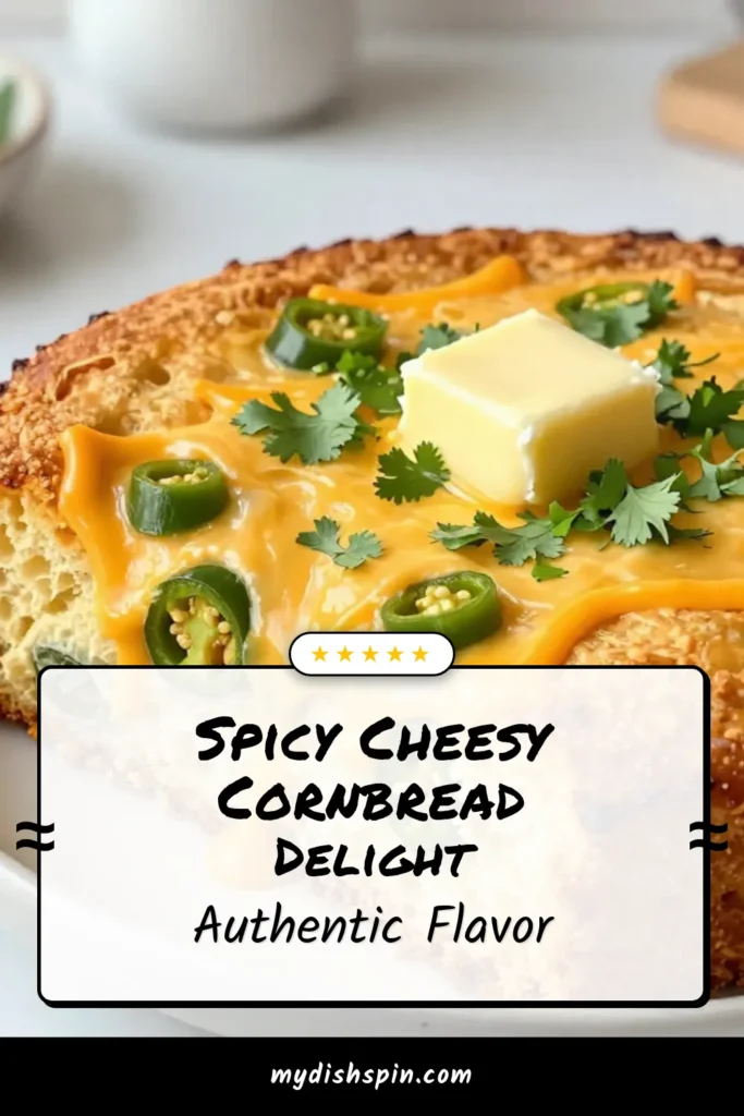 Try this easy cornbread with jalapeños that’s packed with flavor! Our cheesy jalapeño cornbread recipe is perfect for any occasion, combining juicy jalapeños and melted cheddar cheese for a spicy cornbread experience. This quick cornbread baking recipe is simple and delicious, making it a crowd favorite. Don't miss out—save this recipe and impress your friends and family today! #CornbreadWithCheddarCheese #SpicyCornbreadRecipe #EasyCornbreadWithJalapeños #CheesyJalapeñoCornbreadRecipe