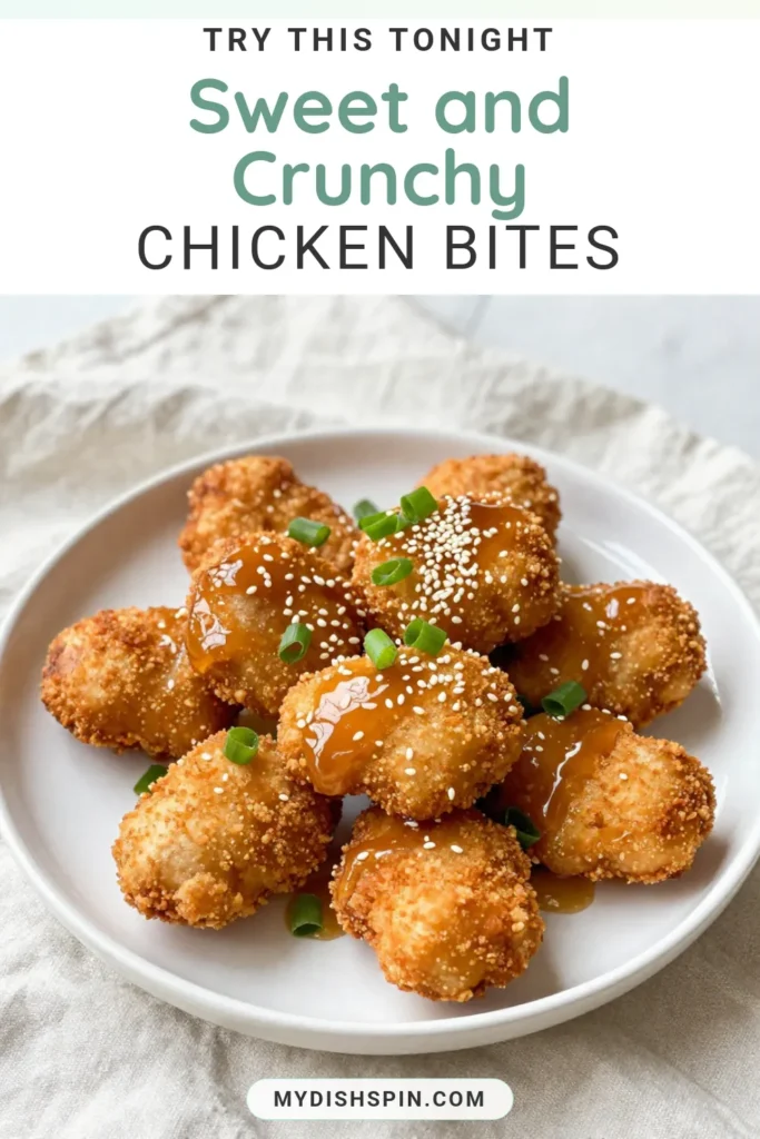 Looking for a delicious and easy chicken nugget recipe? Try these homemade honey garlic chicken nuggets! Baked to perfection, these crispy nuggets are coated in a flavorful garlic sauce that everyone will love. Perfect for dinner or as a snack, this easy-to-follow recipe makes it simple to whip up a crowd-pleaser. Don't forget to save this recipe for your next family meal! #HoneyGarlicChickenNuggets #EasyChickenNuggetRecipe #BakedChickenNuggets #HomemadeChickenNuggets
