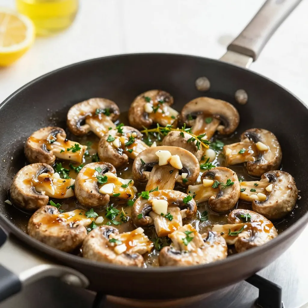 Garlic Butter Mushroom Skillet Flavorful Side Dish